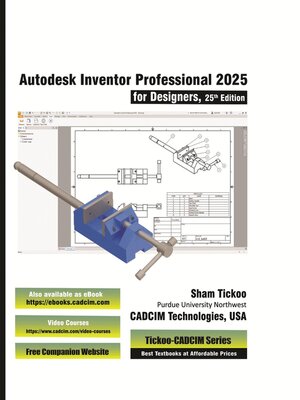 cover image of Autodesk Inventor Professional 2025 for Designers, 2